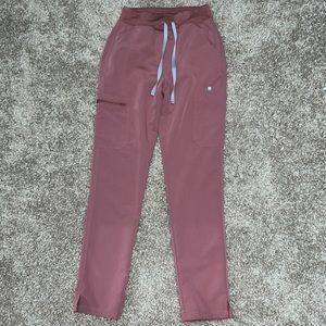 Women’s Mauve XS Tall yola high-waisted 2.0 Figs scrub pants